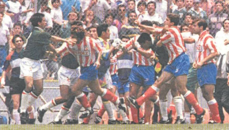 El día de la campal entre el tri y el Atlético de Madrid de Luis García